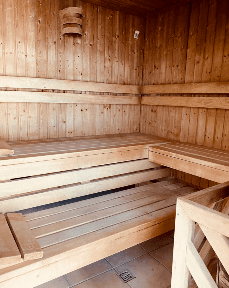 Intérieur du Sauna du Clos saint gatien